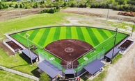 Picture of the new softball field